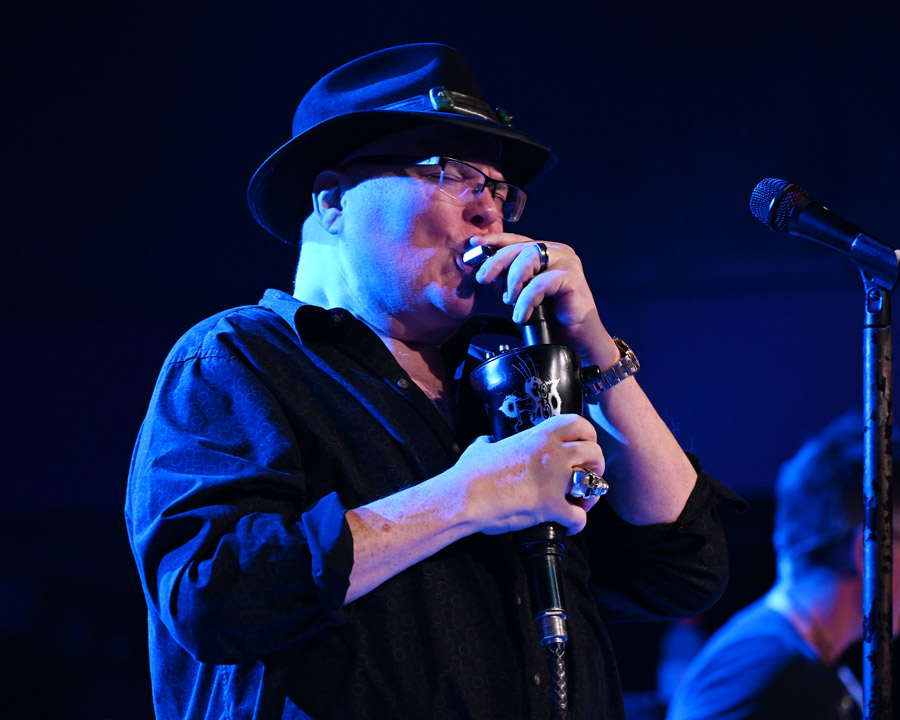 FORT LAUDERDALE FL - NOVEMBER 16: John Popper of Blues Traveler performs during 30 Years of FOUR Fall Tour at Revolution Live on November 16, 2024 in Fort Lauderdale, Florida. Photo By Larry Marano © 2024