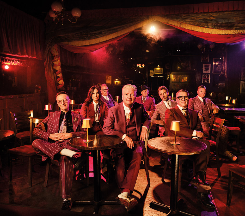 The Band Squeeze in 2025 photographed by Dean Chalkley